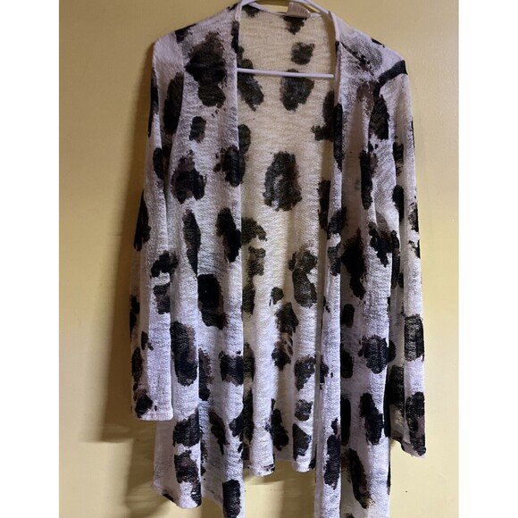 BiBi Women's Lightweight Open Front Long Cardigan Sweater Size Medium - Picture 1 of 6